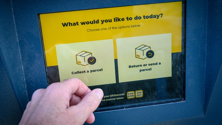 InPost lockers screen
