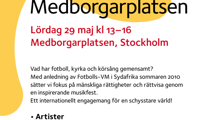 Folkfest på Medborgarplatsen för rättvisa