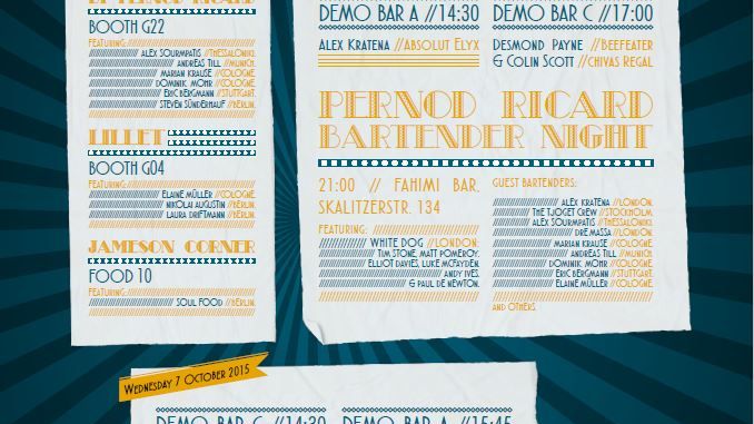 Bar Convent Berlin 2015: Pernod Ricard Deutschland sorgt für Messe-Highlights 