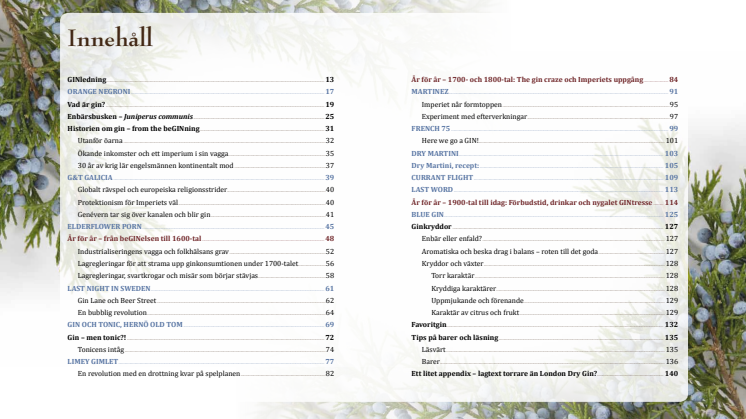 Smakprov ur boken "Gin - en kärlekshistoria"