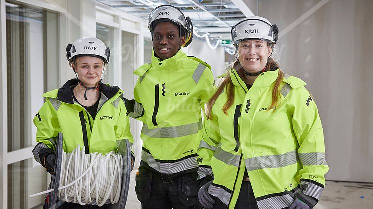 Medarbetare på Midroc Electro som i januari byter varumärke till Granitor