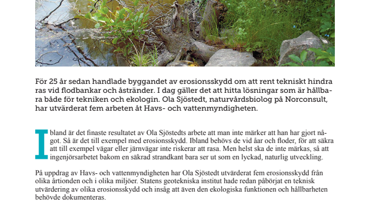 Erosionsskydd - mer än bara teknik