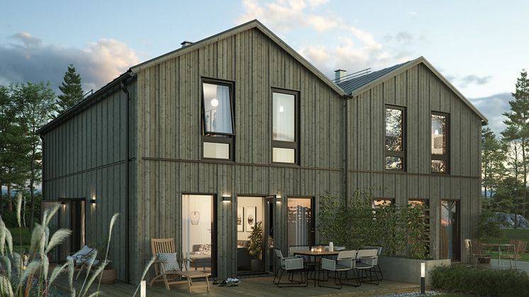 I Västerhejde, strax söder om Visby, kommer Ekeblad Bostad bygga 16 parhus i modern stil med anspelningar på den Gotländska arkitekturen.