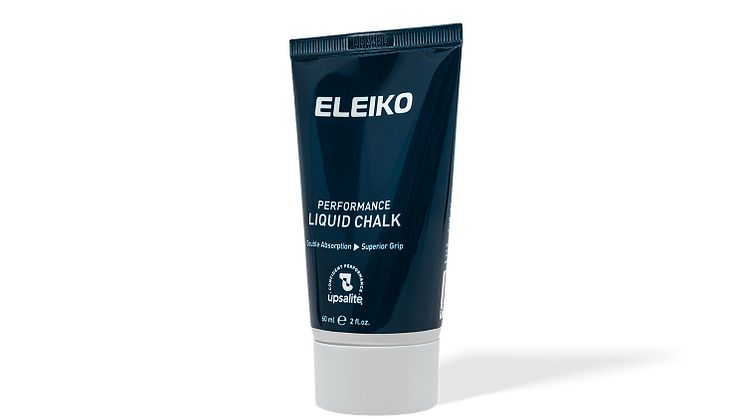 Eleiko Performance Liquid Chalk med Upsalite absorberar dubbelt så mycket fukt än konkurrerande flytande kalk.