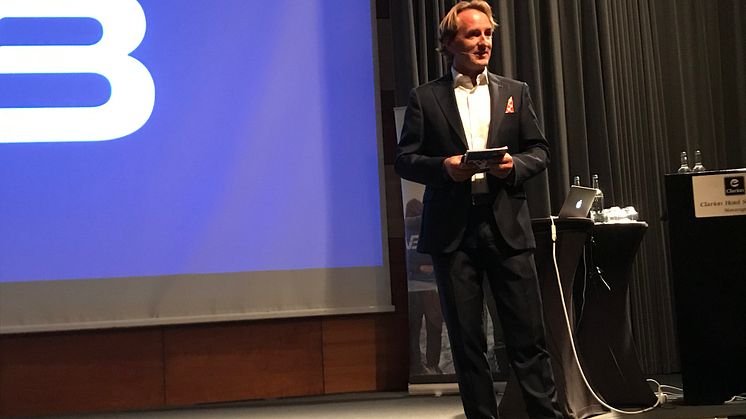 Øystein Kjellsen, daglig leder i VB, kan se tilbake på nok et givende Kick Off for leverandører og samarbeidspartnere, denne gang med rekord i antall deltakere. 