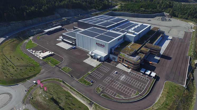ASKOS nye regionlager skal betjene rundt 300 av NorgesGruppens matvarebutikker. Foto: ASKO