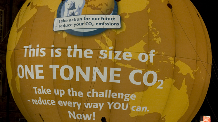 The size of One Tonne CO2