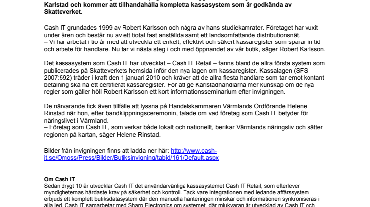Cash IT har invigt sin första butik 