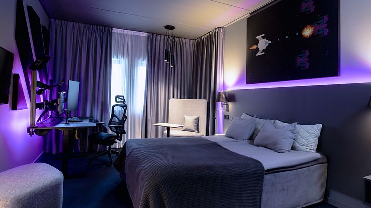 Telia och Nordic Choice Hotels först i Norden med hotellrum för alla gamers