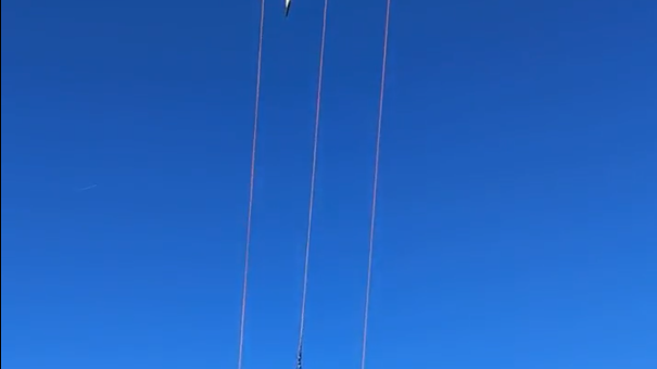 Helikopter im Landeanflug