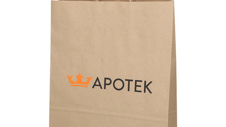 Kronans Apotek byter till papperspåsar 