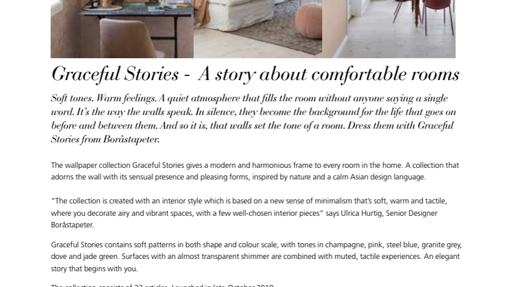 Graceful Stories - A story about comfortable rooms