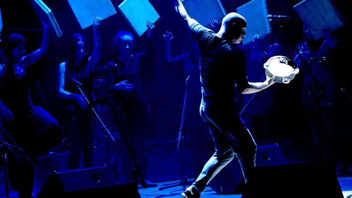 Xabier Díaz på galicisk tamburin & Adufeiras de Salitre på mauriska fyrkantstrummor är en av konserterna på Palladium Malmö 2-7 oktober