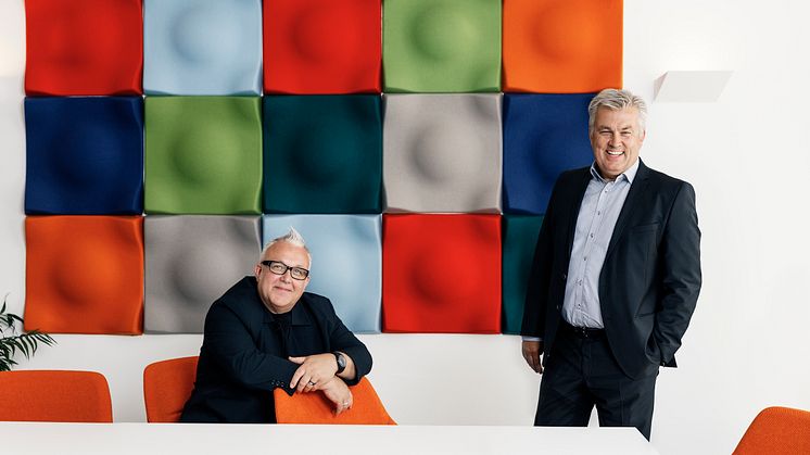 The founders of Offecct, Anders Englund, Design Manager and Kurt Tingdal, CEO will remain as earlier.