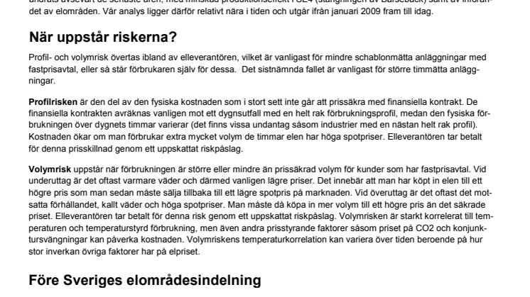 Modity månadsbrev - profil- och volymrisker