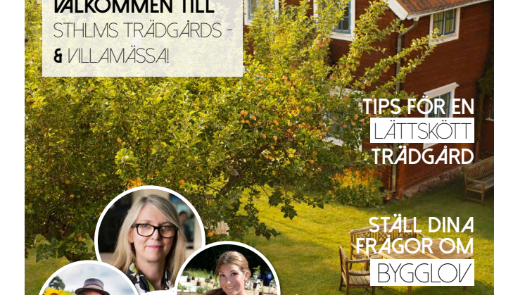 Mässguiden för Stockholms Trädgård- & Villamässa