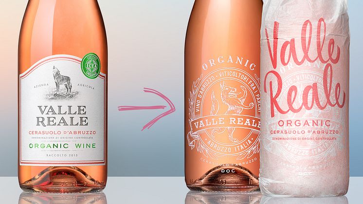 Ekologiska Valle Reale Rosé - i ny elegant design!