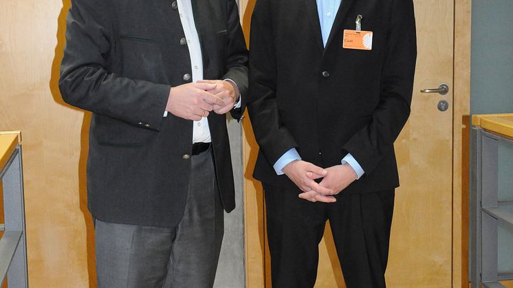 Stephan Stracke mit BdS-Referent Patrick Birnesser