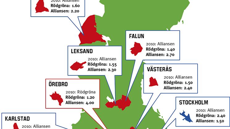 Sveriges swing states kan avgöra valet