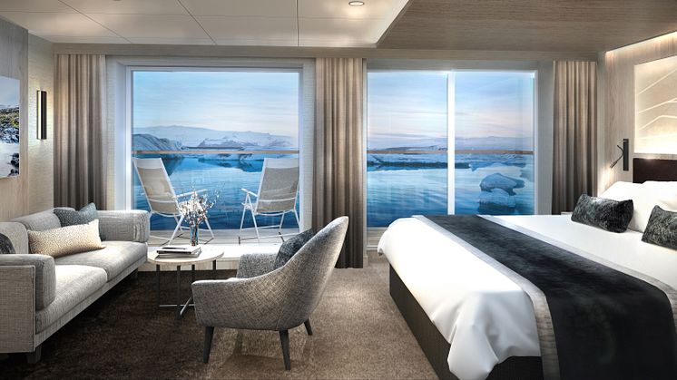 MS Finnmarken - Balcony Suite