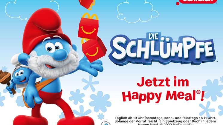 Mit kleinen Schlümpfen, Großes bewegen – Exklusive Schlumpf-Figuren von Schleich® im Happy Meal®