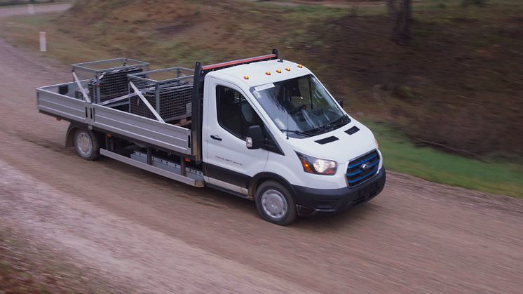 Ford E-Transit testing 2021