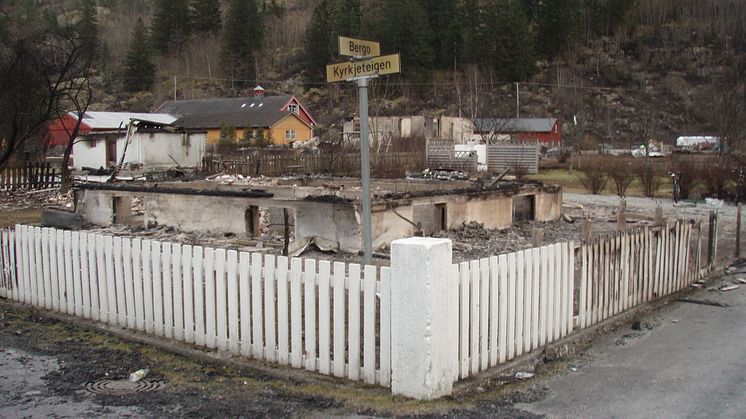 Brannen i Lærdal 2014