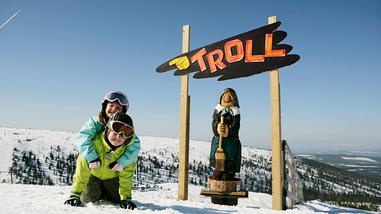 Sälen rustar för en miljon skidåk genom Trollskogen