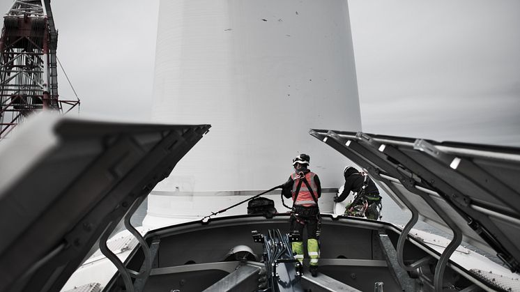 GWS Technicians Working on turbine
