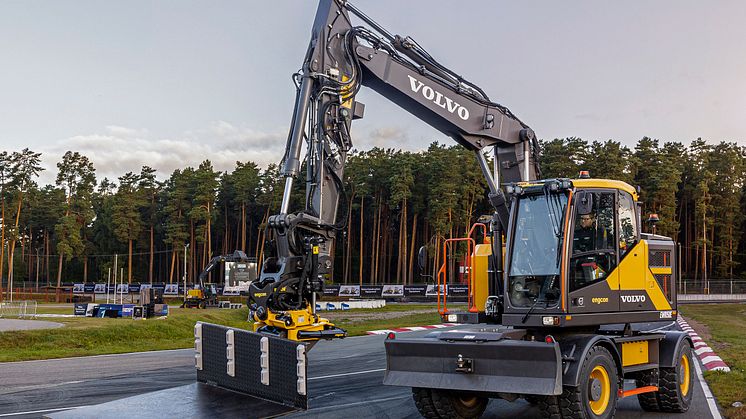 Bärgningsplattan på en EWR150E