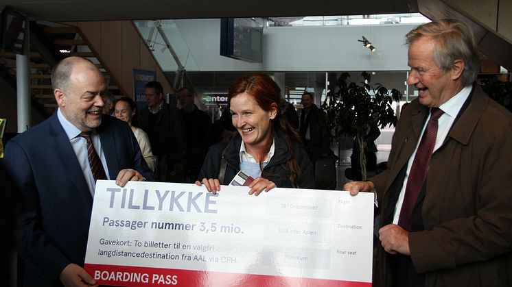 Norwegian runder 3,5 millioner passagerer i Aalborg