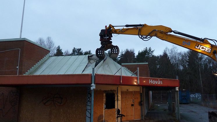 Slutet för den gamla Hovåsboden