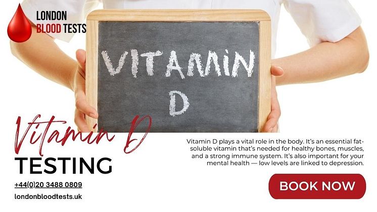 Book Now a Vitamin D Test at London Blood Tests!