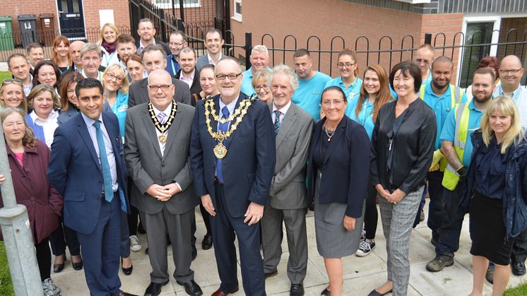Town centre estate “reopens” following £2m regeneration work