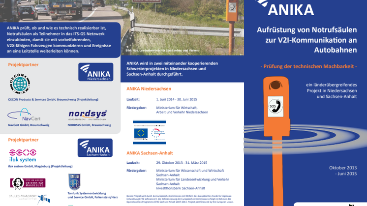 Achtung, Panne! Intelligente Notrufsäulen warnen vor Gefahren.