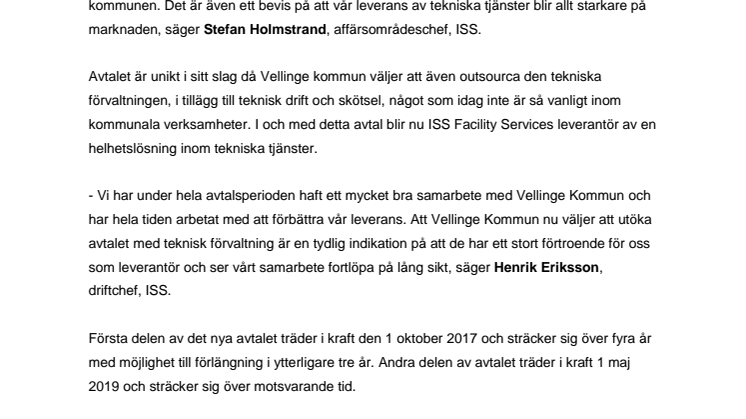 ISS vinner unik kommunal upphandling gällande teknik- & energitjänster