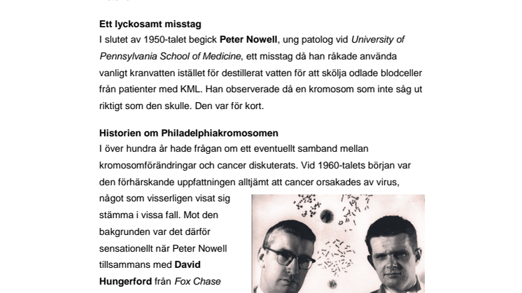 Historien om Philadelphia-kromosomen