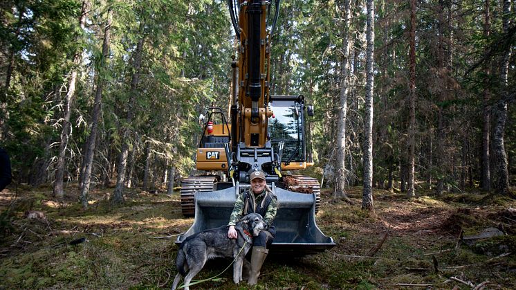 Cat-maskin på jaktmarker i ny film