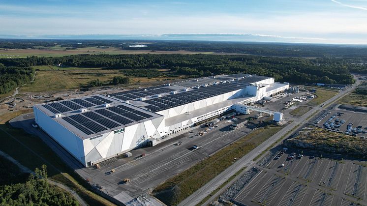 Axfood logistics centre in Bålsta outside Stockholm