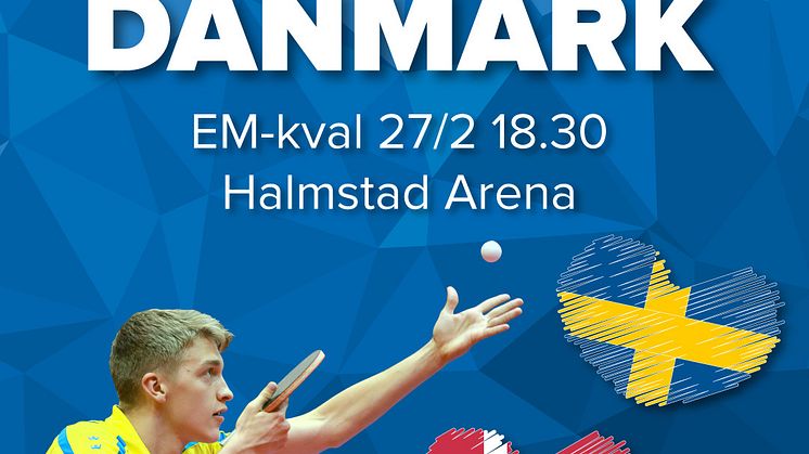 ​Pressinbjudan 27 februari:  Lottning bordtennis-VM och EM-kval Sverige-Danmark