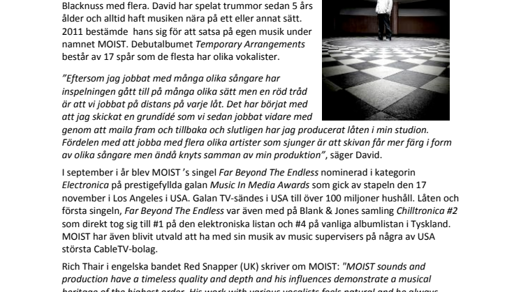 MOIST kliver fram och släpper eget debutalbum 
