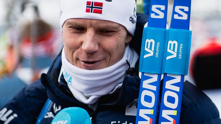 Pressetreff med uttatte skiskyttere i Ruhpolding