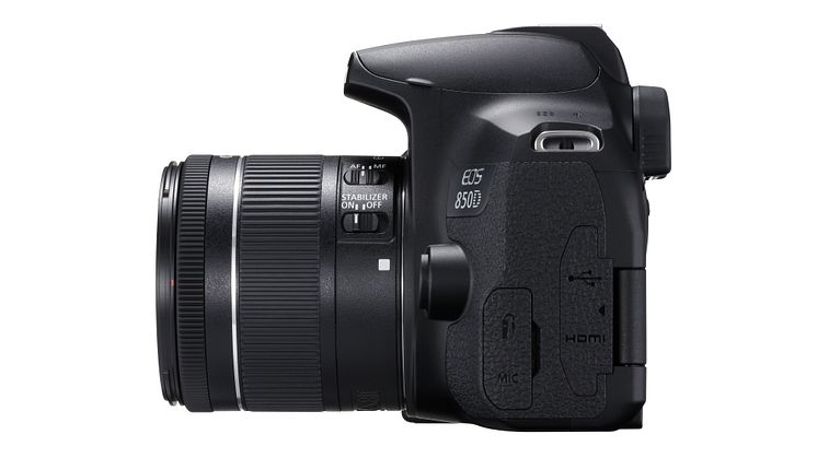 Canon EOS 850D  EF-S18-55mm F4-5 BK LEFT SIDE