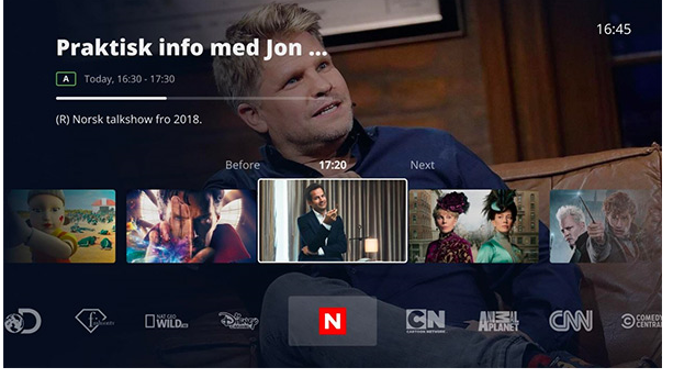LG Smart TV app for Allente sine kunder