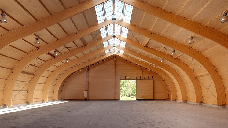 Dressyrhallen i Rosersberg.