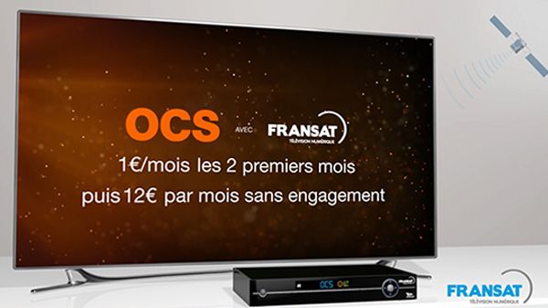 Lancement d’OCS, le bouquet 100% cinéma séries, sur FRANSAT