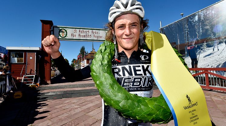 Lucas Eriksson, Serneke Allebike CK, vann Cykelvasan 2016