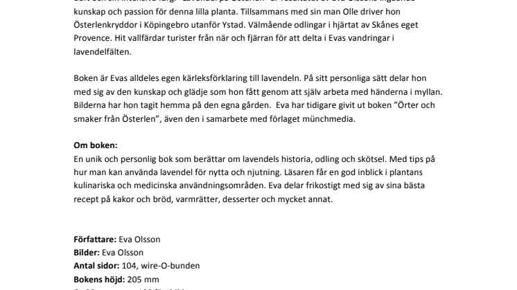 Lavendel på Österlen