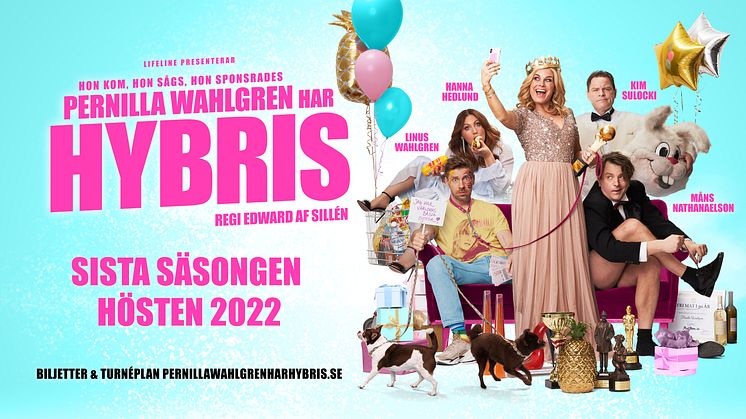Pernilla Wahlgren kopplar grepp och utökar Hybris-turnén med ny medlem samt fler datum för en sista vända hösten 2022!