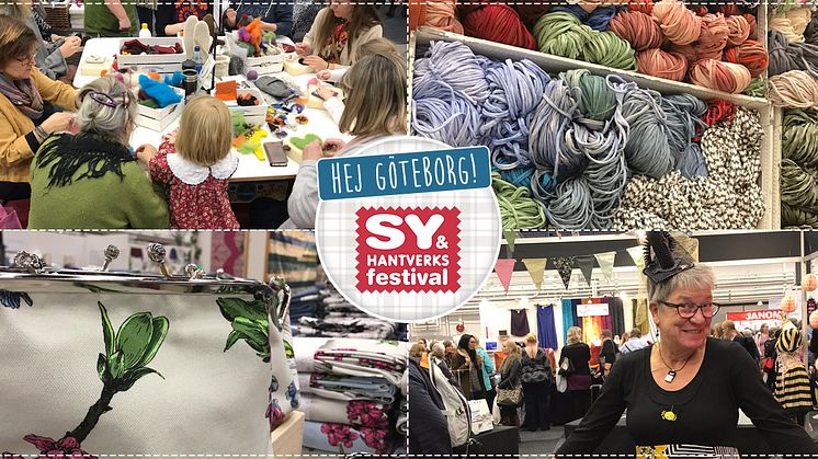 Rekordstor Sy- och Hantverksfestival på Svenska Mässan 7–9 september 2018